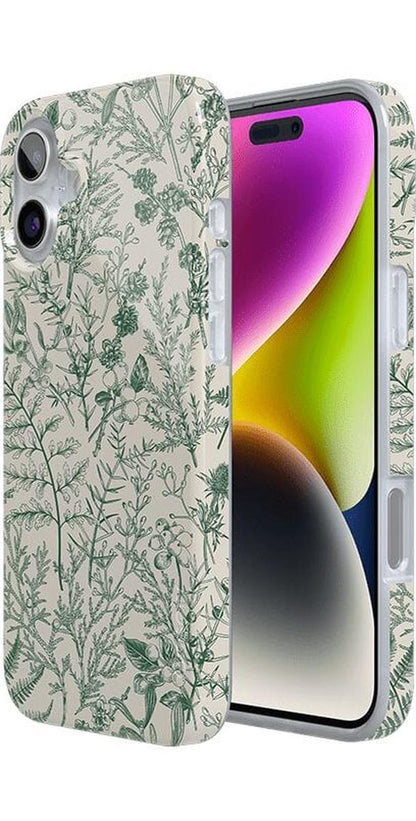 Sage Garden | Green Floral Case iPhone Case get.casely