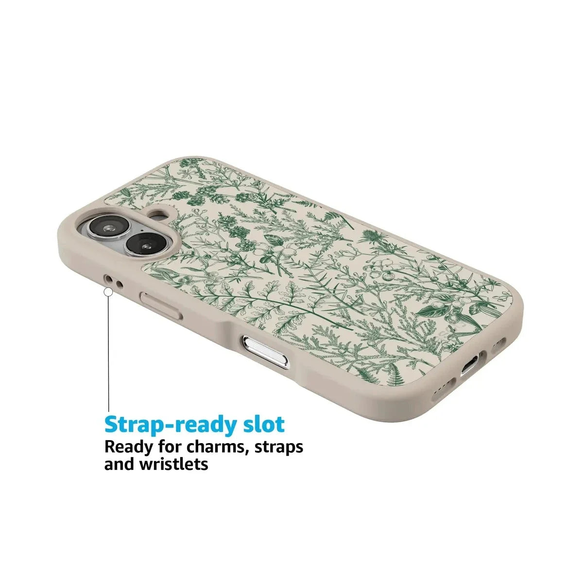 Sage Garden | Green Floral Case iPhone Case get.casely