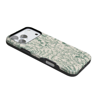 Sage Garden | Green Floral Case iPhone Case get.casely