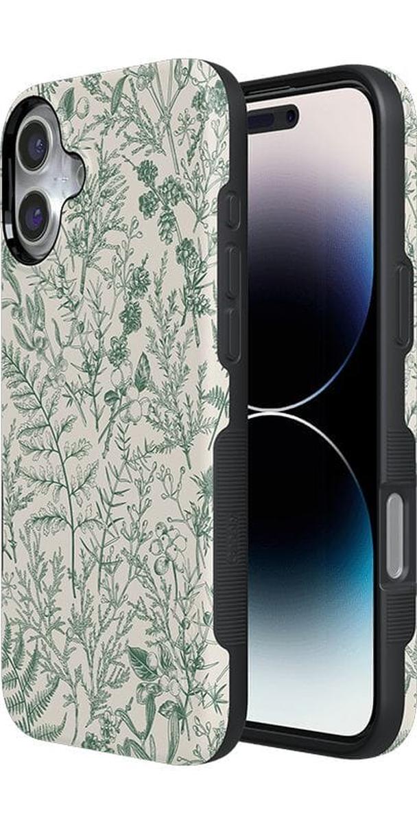 Sage Garden | Green Floral Case iPhone Case get.casely