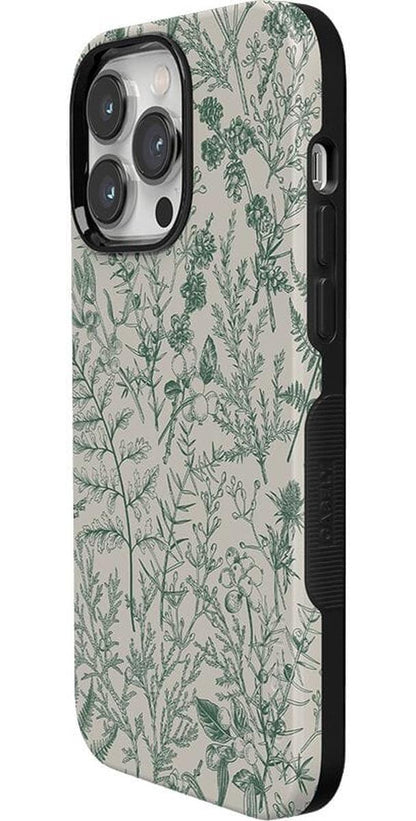 Sage Garden | Green Floral Case iPhone Case get.casely