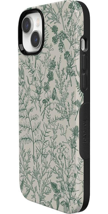 Sage Garden | Green Floral Case iPhone Case get.casely