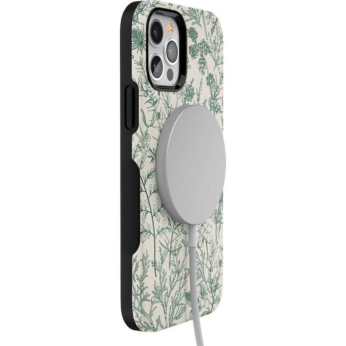 Sage Garden | Green Floral Case iPhone Case get.casely