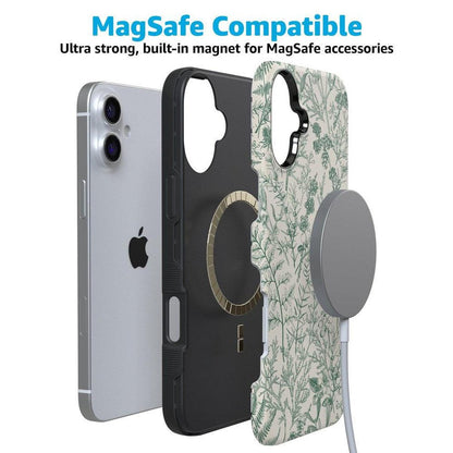 Sage Garden | Green Floral Case iPhone Case get.casely