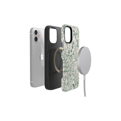 Sage Garden | Green Floral Case iPhone Case get.casely