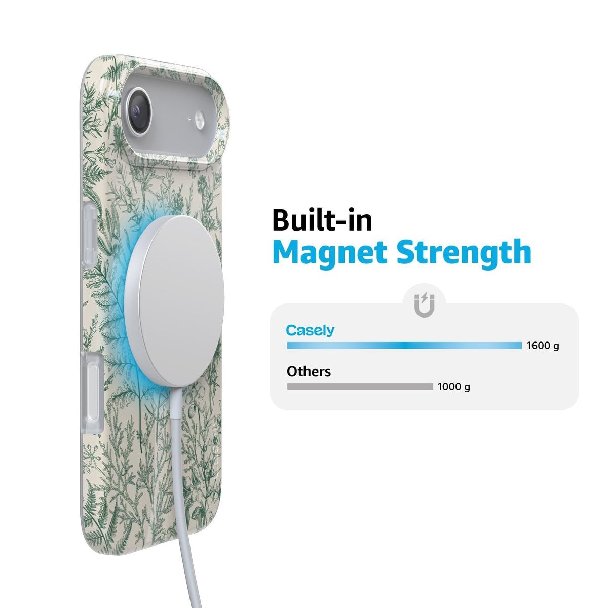 Sage Garden | Green Floral Case iPhone Case get.casely