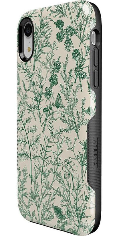 Sage Garden | Green Floral Case iPhone Case get.casely