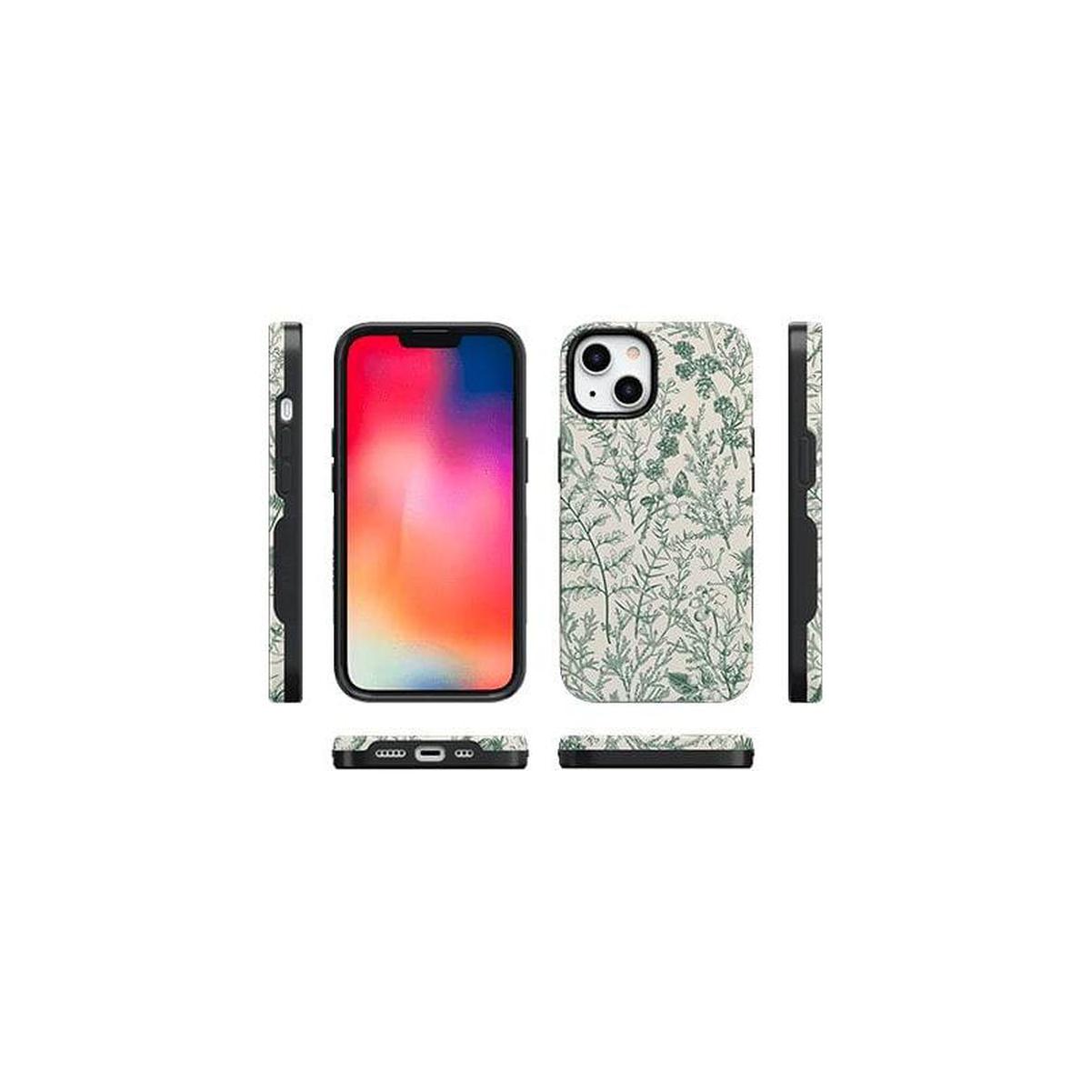 Sage Garden | Green Floral Case iPhone Case get.casely