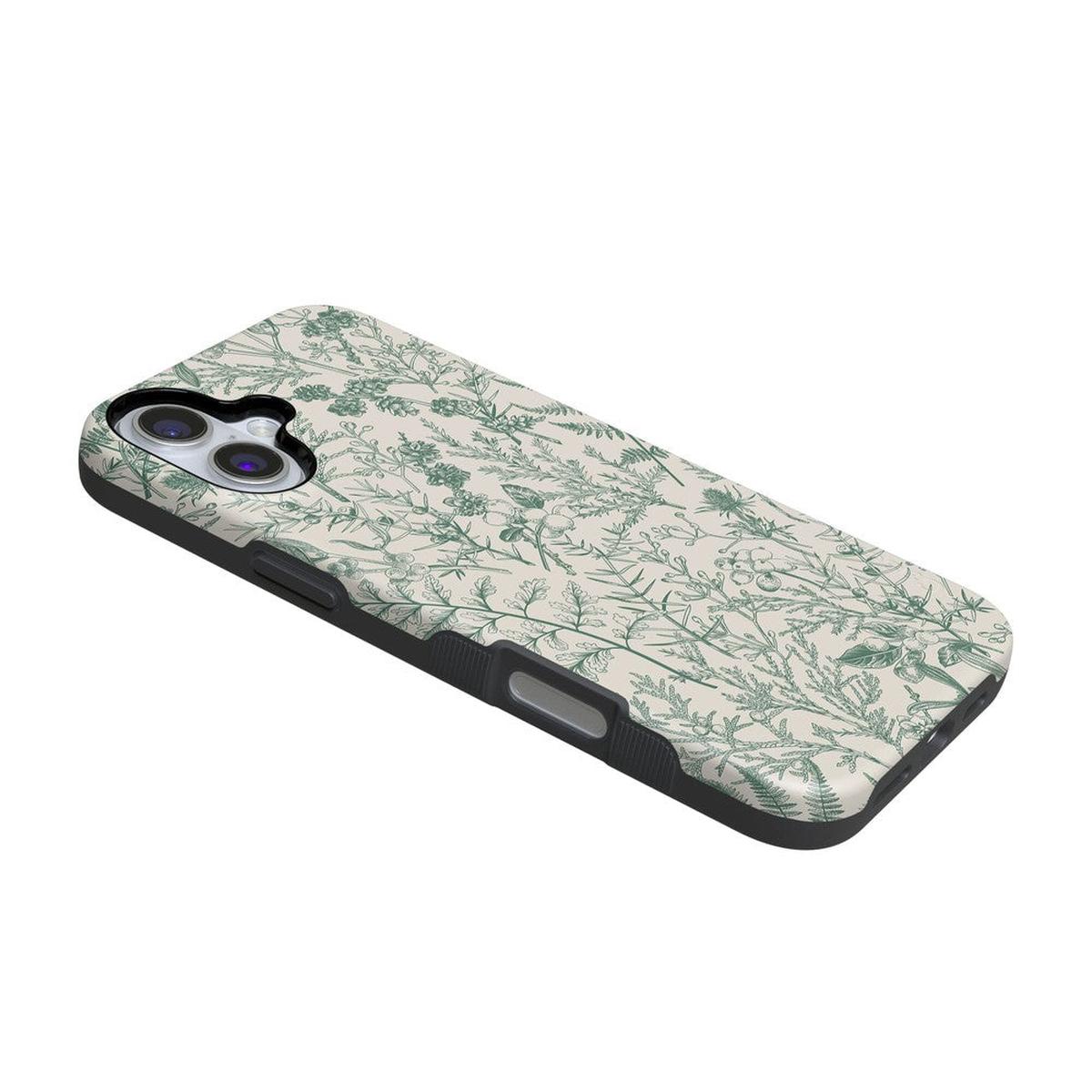 Sage Garden | Green Floral Case iPhone Case get.casely