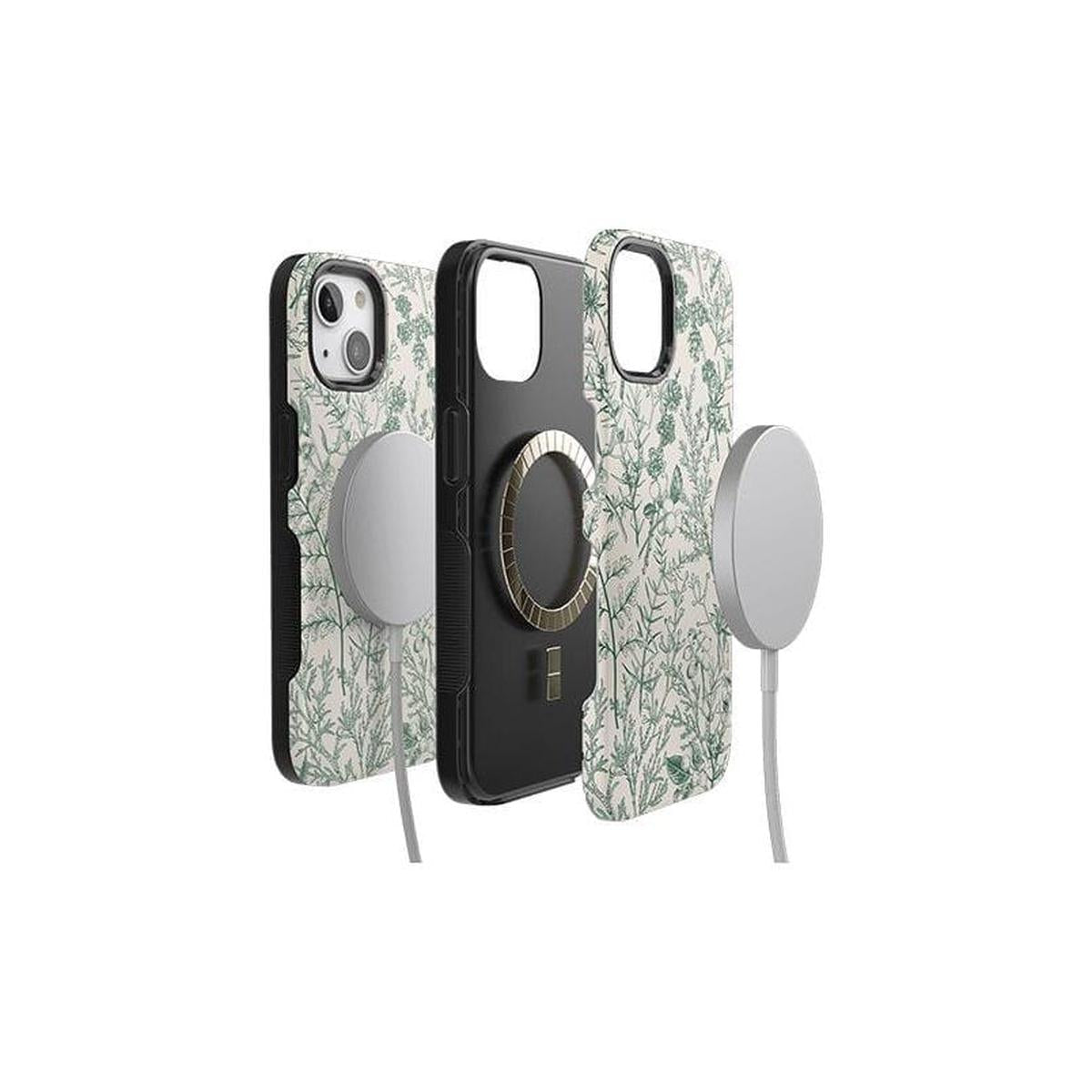 Sage Garden | Green Floral Case iPhone Case get.casely