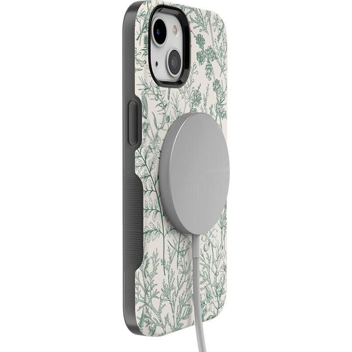 Sage Garden | Green Floral Case iPhone Case get.casely