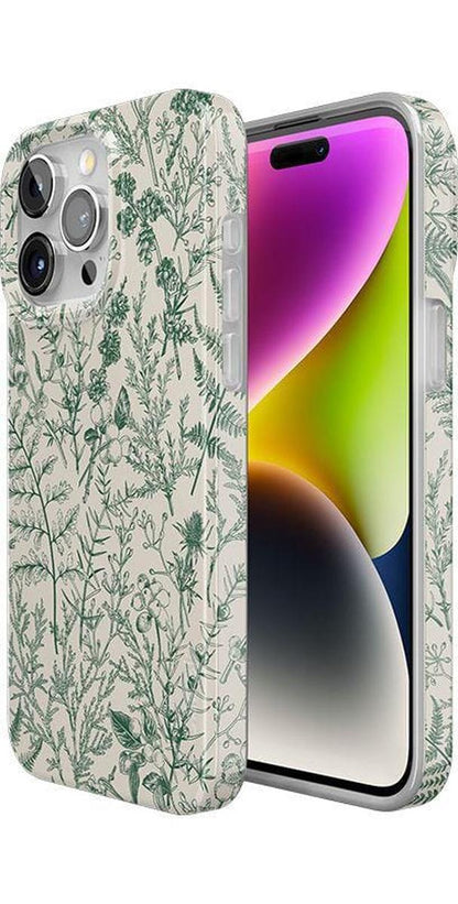 Sage Garden | Green Floral Case iPhone Case get.casely