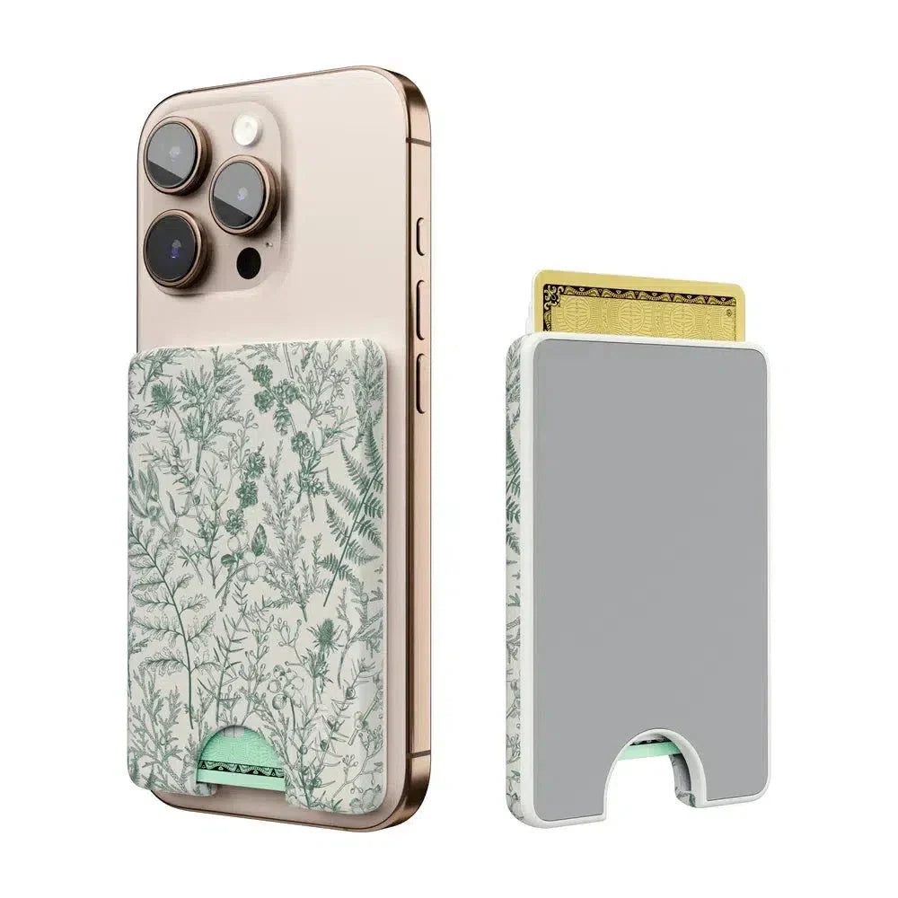 Sage Garden | Green Floral MagWallet MagWallet get.casely