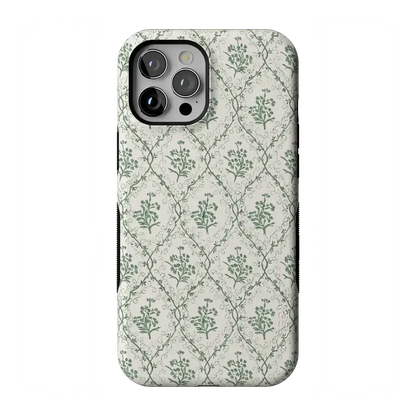 Sage Tapestry | Floral Vines Case iPhone Case get.casely Bold Flex + MagSafe® iPhone 12 Pro Max