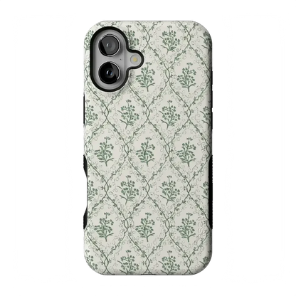 Sage Tapestry | Floral Vines Case iPhone Case get.casely Bold Flex + MagSafe® iPhone 17