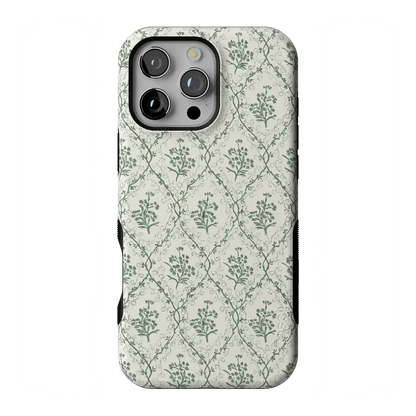 Sage Tapestry | Floral Vines Case iPhone Case get.casely Bold + MagSafe® iPhone 16 Pro Max