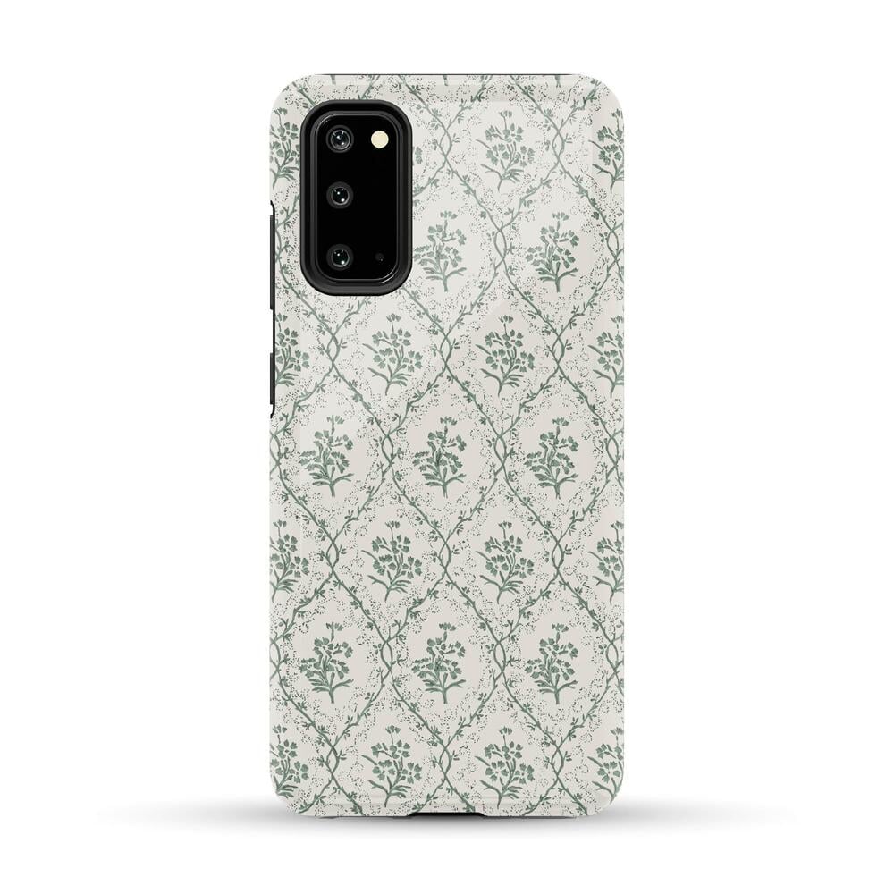 Sage Tapestry | Floral Vines Case iPhone Case get.casely Essential Galaxy S20