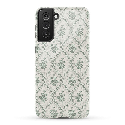 Sage Tapestry | Floral Vines Case iPhone Case get.casely Essential Galaxy S21 Plus