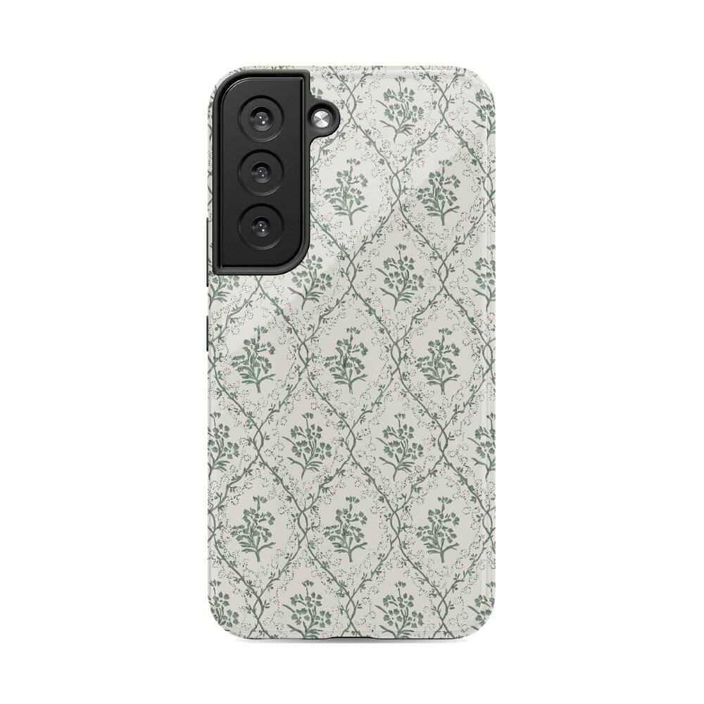 Sage Tapestry | Floral Vines Case iPhone Case get.casely Essential Galaxy S22