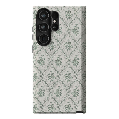 Sage Tapestry | Floral Vines Case iPhone Case get.casely Essential Galaxy S23 Ultra