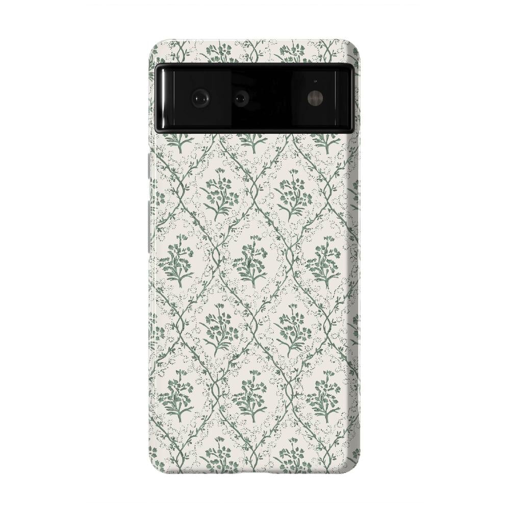 Sage Tapestry | Floral Vines Case iPhone Case get.casely Essential Google Pixel 6