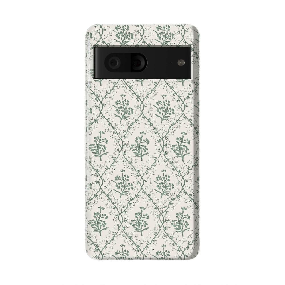 Sage Tapestry | Floral Vines Case iPhone Case get.casely Essential Google Pixel 7
