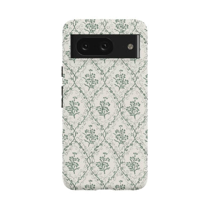 Sage Tapestry | Floral Vines Case iPhone Case get.casely Essential Google Pixel 8