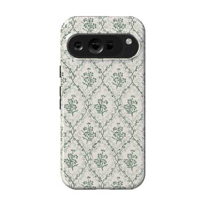 Sage Tapestry | Floral Vines Case iPhone Case get.casely Essential Google Pixel 9 Pro