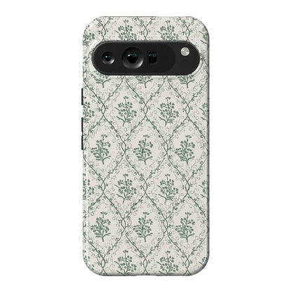 Sage Tapestry | Floral Vines Case iPhone Case get.casely Essential Google Pixel 9 Pro XL