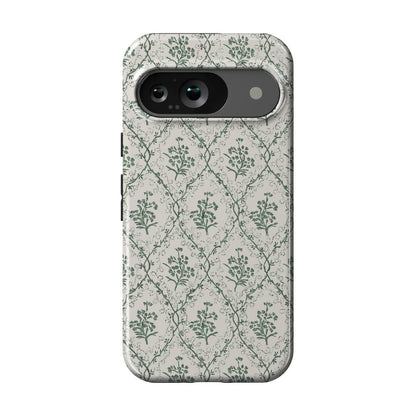 Sage Tapestry | Floral Vines Case iPhone Case get.casely Essential Google Pixel 9
