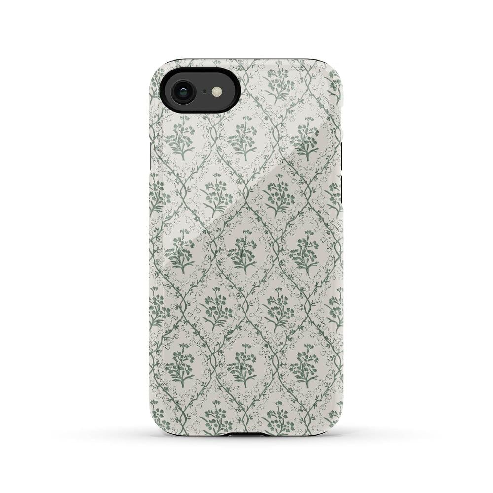 Sage Tapestry | Floral Vines Case iPhone Case get.casely Essential iPhone SE (2020 & 2022)