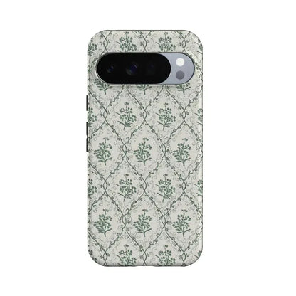 Sage Tapestry | Floral Vines Case iPhone Case get.casely Essential + MagSafe® Google Pixel 10 Pro XL