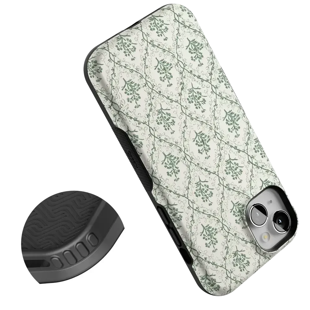 Sage Tapestry | Floral Vines Case iPhone Case get.casely