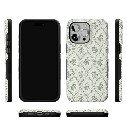 Sage Tapestry | Floral Vines Case iPhone Case get.casely