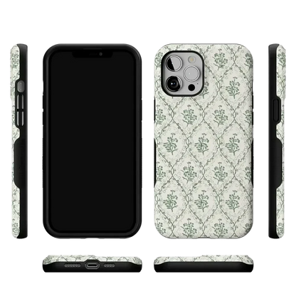Sage Tapestry | Floral Vines Case iPhone Case get.casely