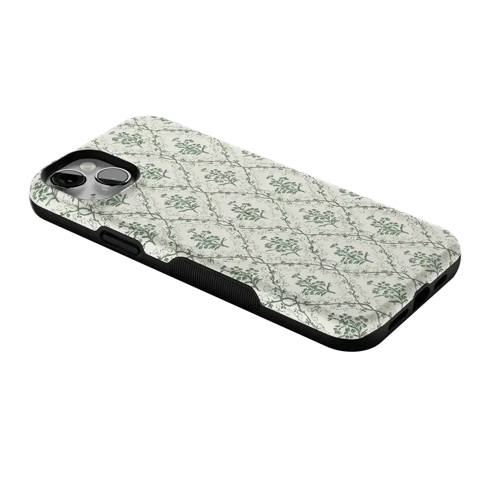 Sage Tapestry | Floral Vines Case iPhone Case get.casely