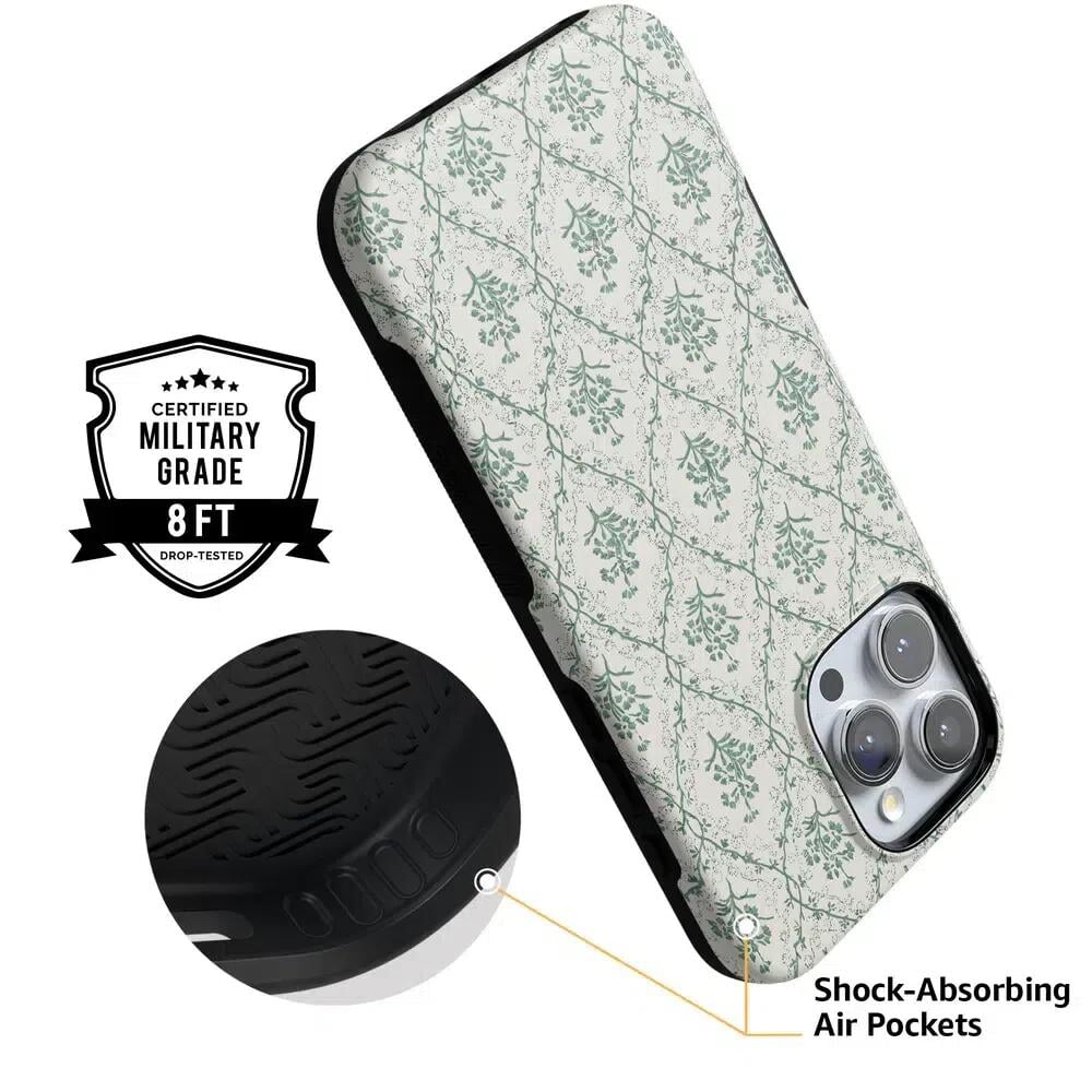 Sage Tapestry | Floral Vines Case iPhone Case get.casely