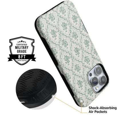 Sage Tapestry | Floral Vines Case iPhone Case get.casely