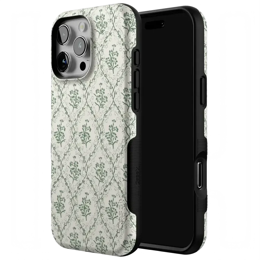 Sage Tapestry | Floral Vines Case iPhone Case get.casely