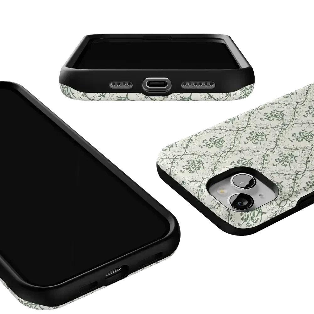 Sage Tapestry | Floral Vines Case iPhone Case get.casely