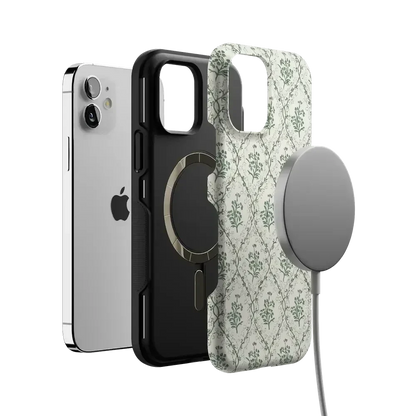 Sage Tapestry | Floral Vines Case iPhone Case get.casely