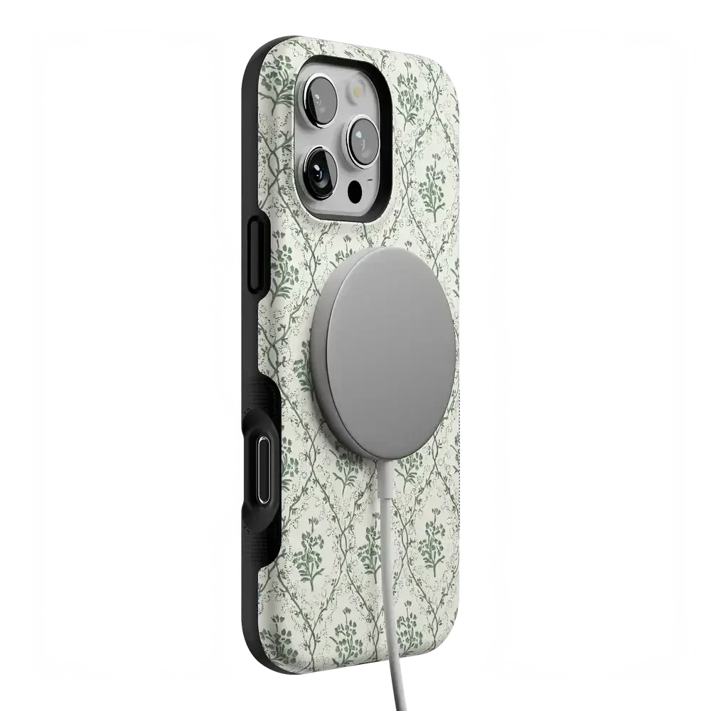 Sage Tapestry | Floral Vines Case iPhone Case get.casely
