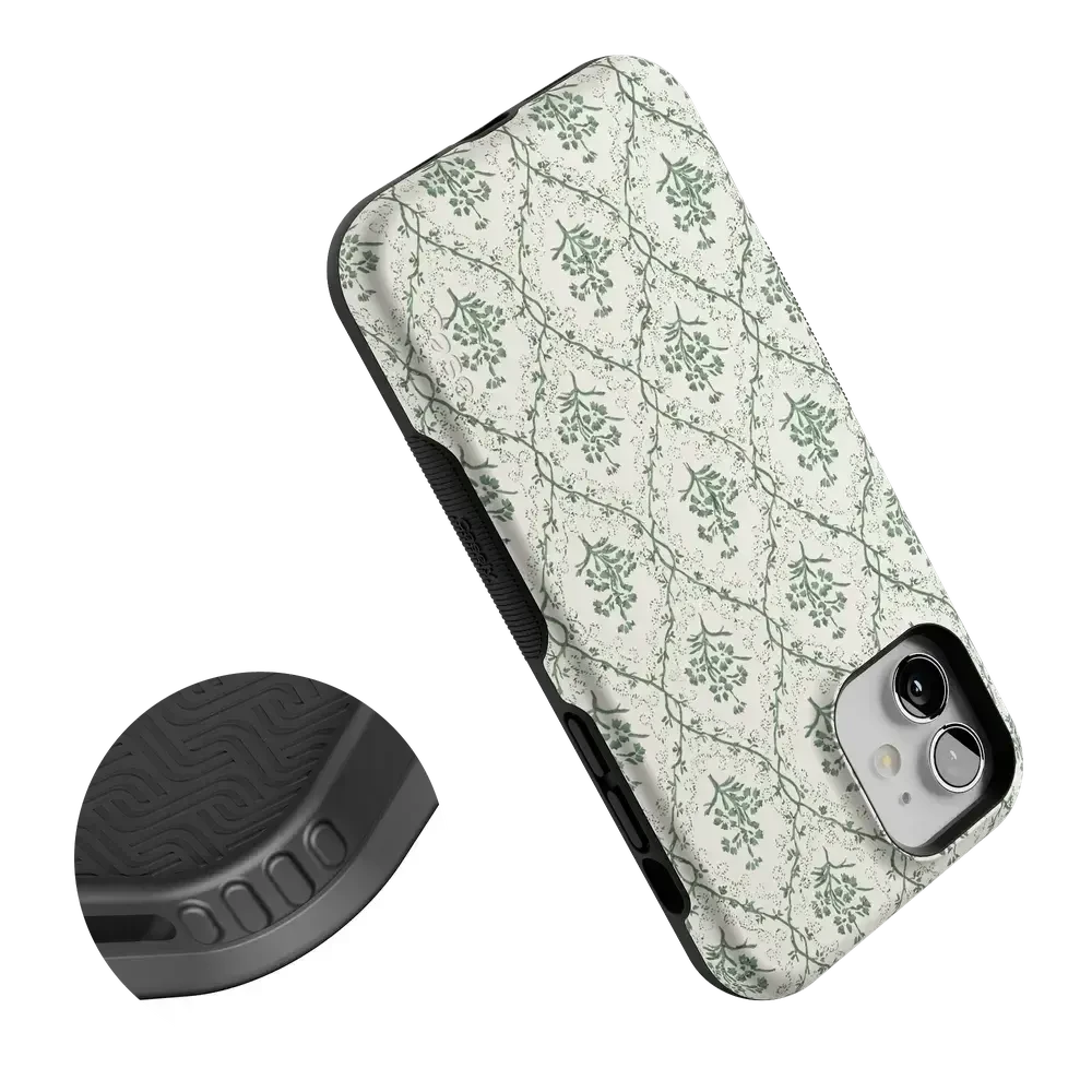 Sage Tapestry | Floral Vines Case iPhone Case get.casely