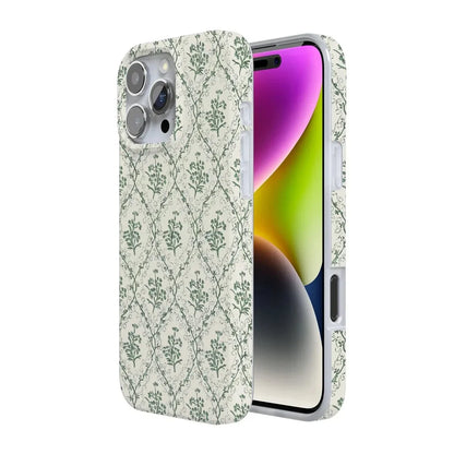Sage Tapestry | Floral Vines Case iPhone Case get.casely