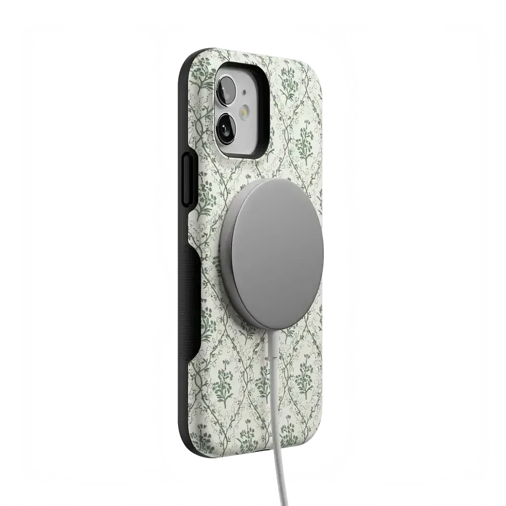 Sage Tapestry | Floral Vines Case iPhone Case get.casely