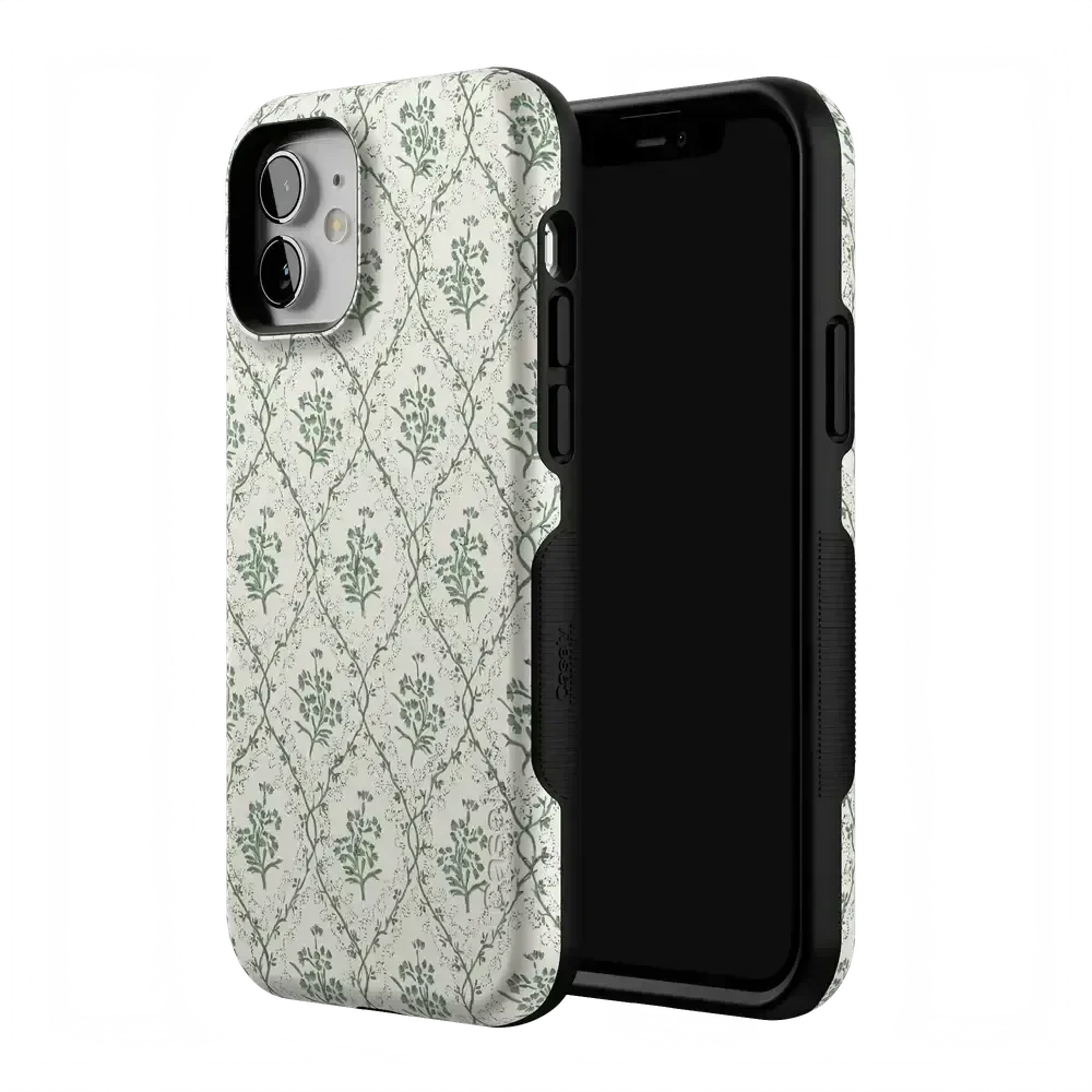 Sage Tapestry | Floral Vines Case iPhone Case get.casely