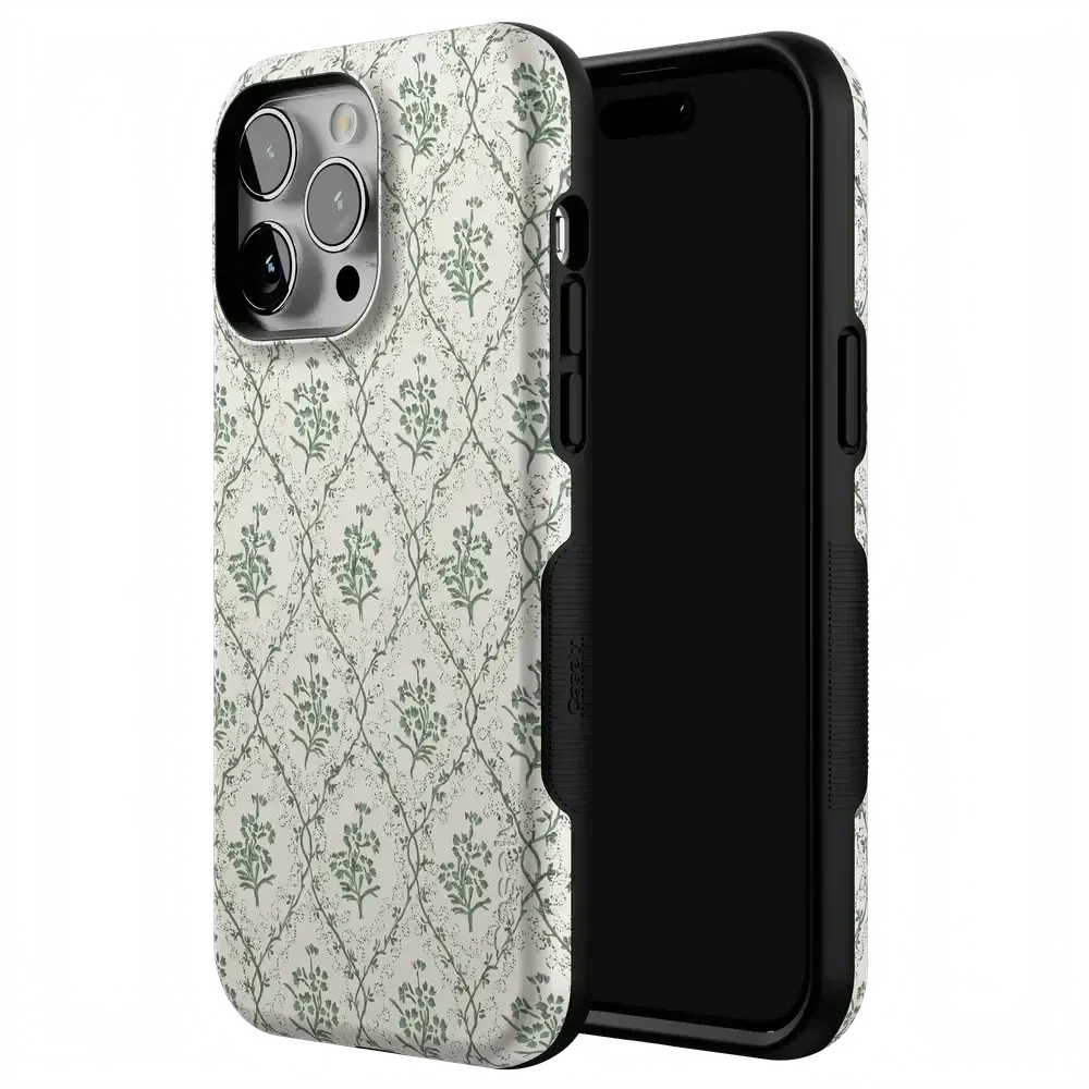 Sage Tapestry | Floral Vines Case iPhone Case get.casely