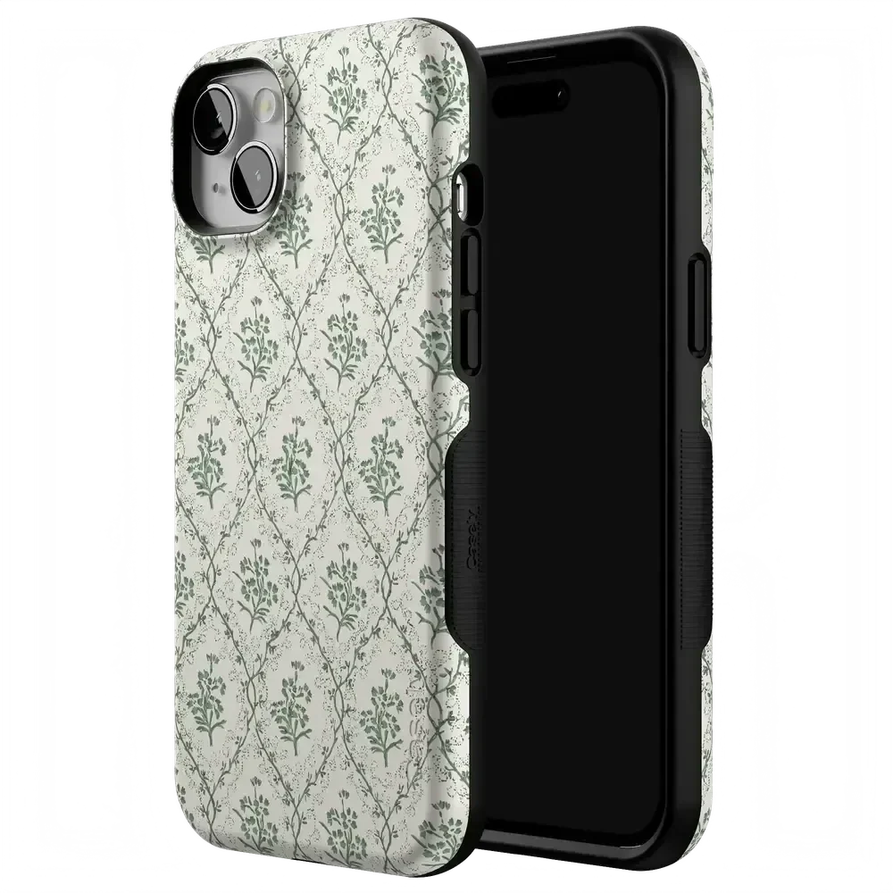 Sage Tapestry | Floral Vines Case iPhone Case get.casely