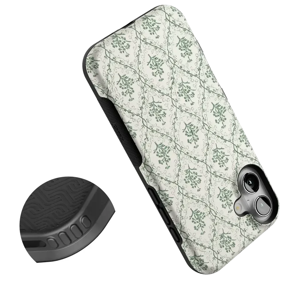 Sage Tapestry | Floral Vines Case iPhone Case get.casely