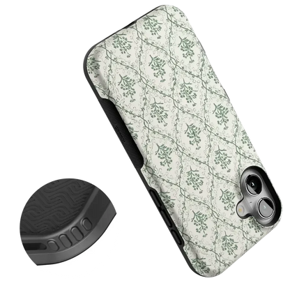 Sage Tapestry | Floral Vines Case iPhone Case get.casely